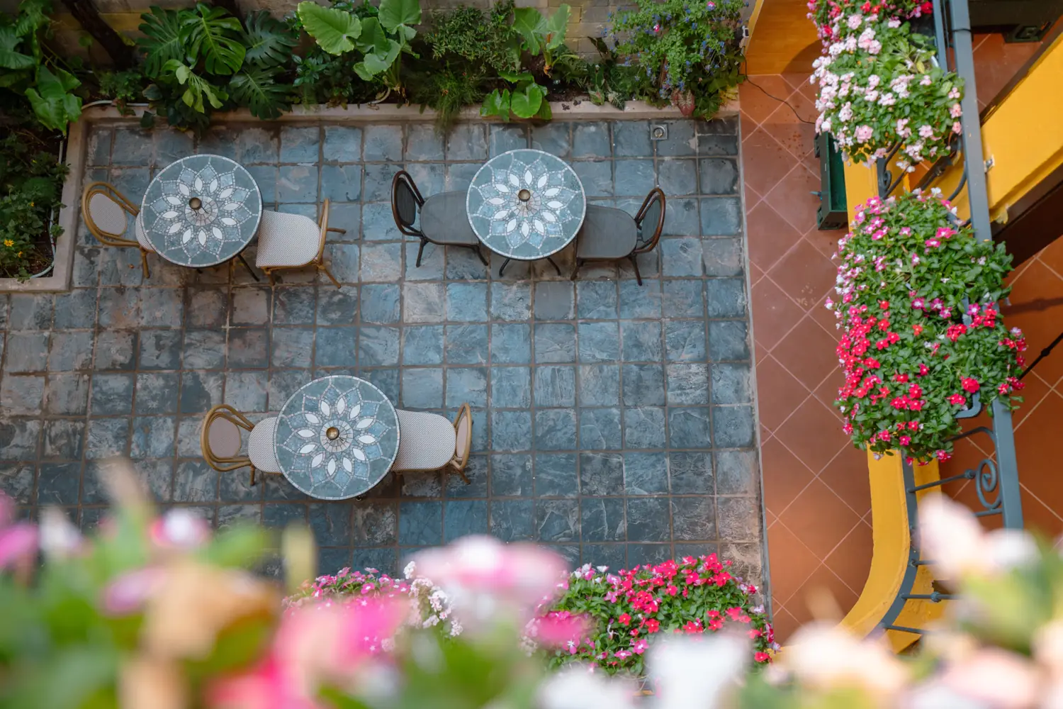 Courtyard from above